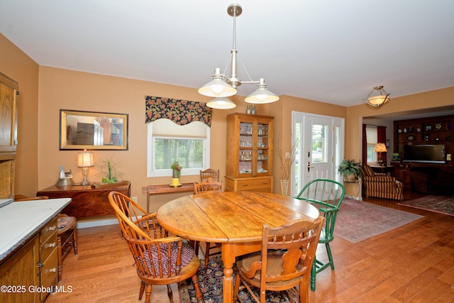 1832 Union St, Niskayuna, NY 12309 - dining room with light wood-type flooring and plenty of natural light