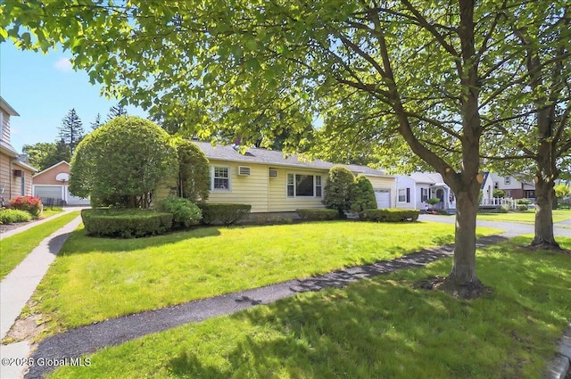 1324 Keyes Ave, Schenectady, NY 12309 - view of front of home featuring a front yard and a garage