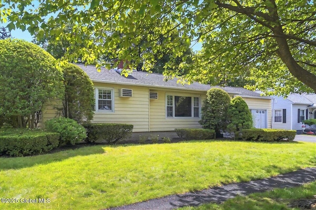 1324 Keyes Ave, Schenectady, NY 12309 - view of front of home featuring a front yard and a chimney