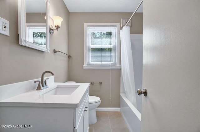 1324 Keyes Ave, Schenectady, NY 12309 - full bath with vanity, shower / bath combo, and tile patterned floors
