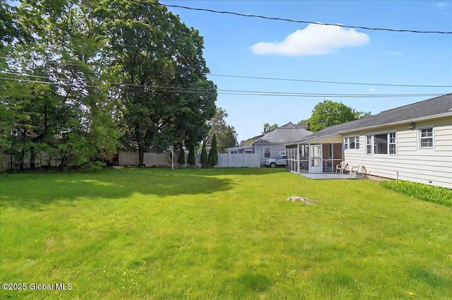 1324 Keyes Ave, Schenectady, NY 12309 - view of yard with a sunroom