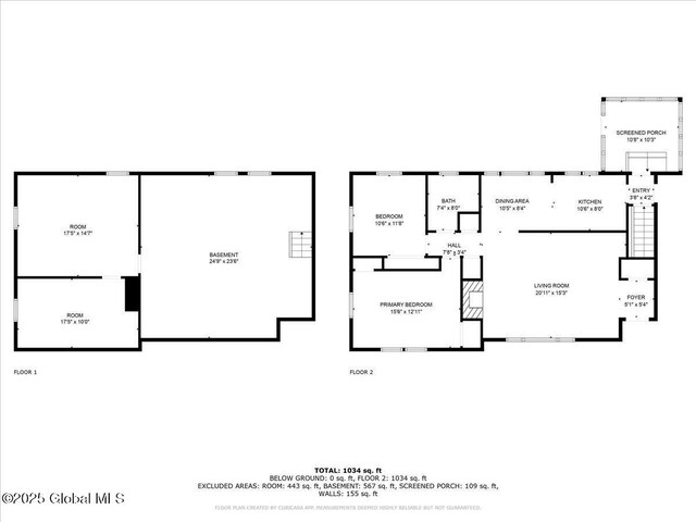 1324 Keyes Ave, Schenectady, NY 12309 - view of floor plan / room layout