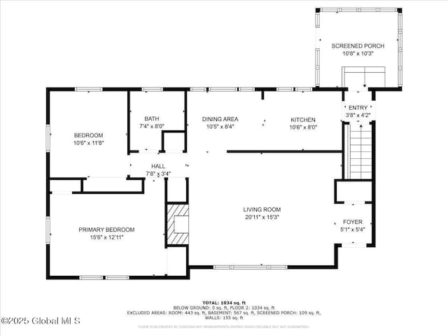 1324 Keyes Ave, Schenectady, NY 12309 - view of room layout