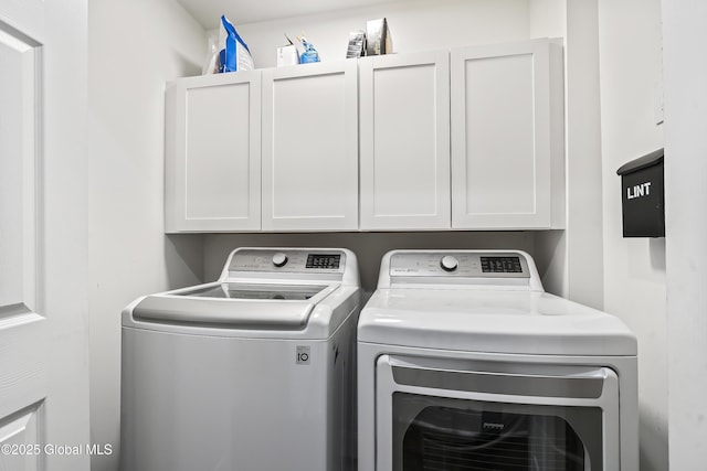 91 Gorman Rd, Menands, NY 12204 - laundry area featuring cabinet space and washer and dryer