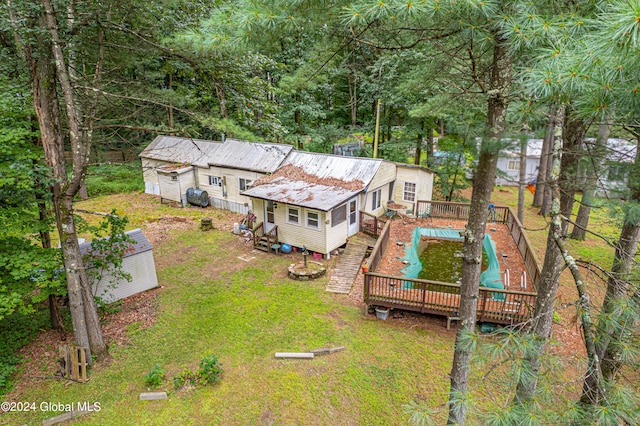 20 Vincek Ln, Wilton, NY 12866 - view from above of property