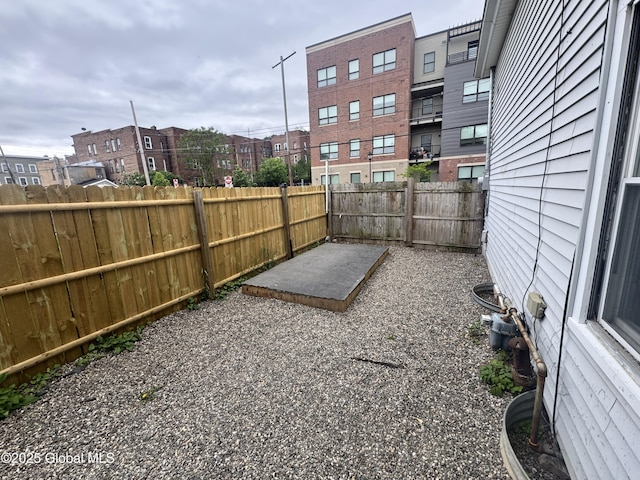 54 Sargent St, Cohoes, NY 12047 - fenced backyard with a residential view