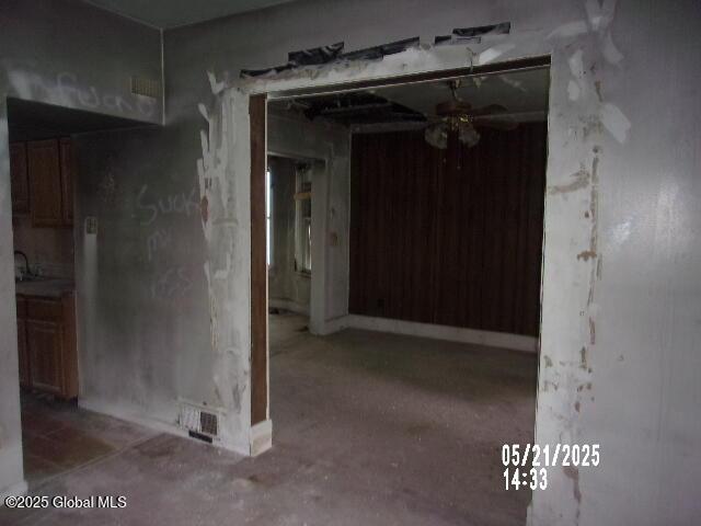1745 Becker St, Schenectady, NY 12304 - spare room featuring ceiling fan