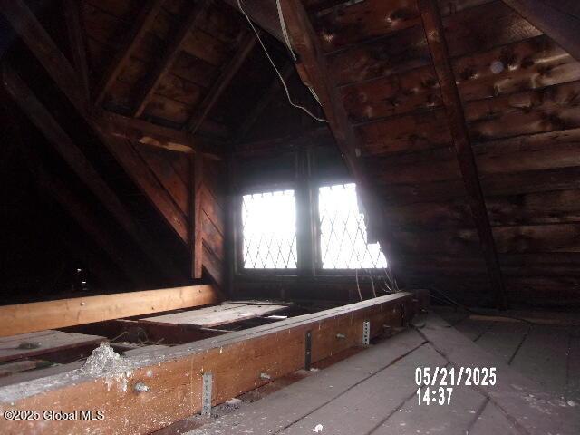1745 Becker St, Schenectady, NY 12304 - view of unfinished attic