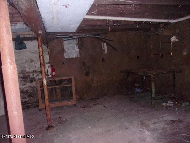 1745 Becker St, Schenectady, NY 12304 - view of unfinished below grade area
