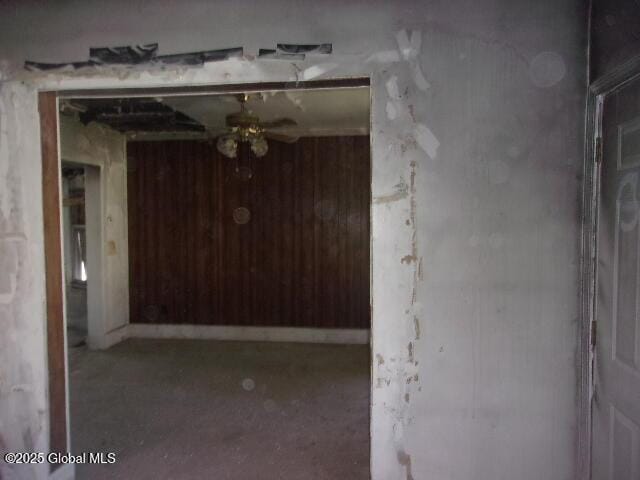 1745 Becker St, Schenectady, NY 12304 - hall with concrete flooring