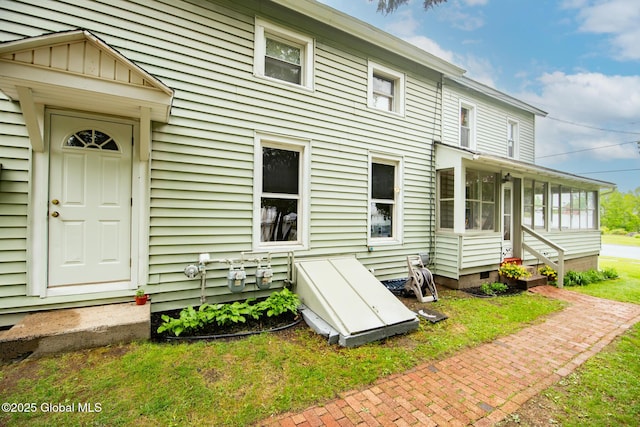 56 Boulevard, Queensbury, NY 12804 - back of house with entry steps