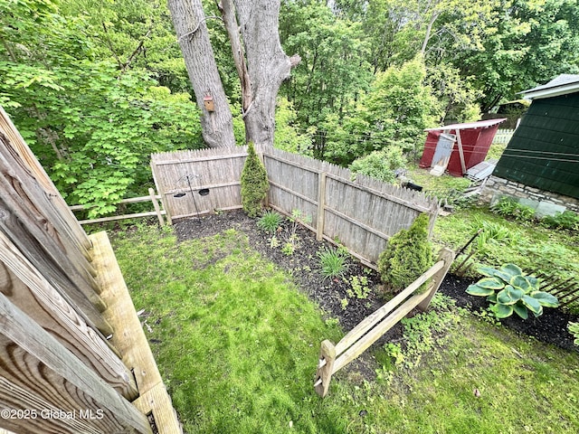 134 Moyer St, Canajoharie, NY 13317 - view of fenced backyard