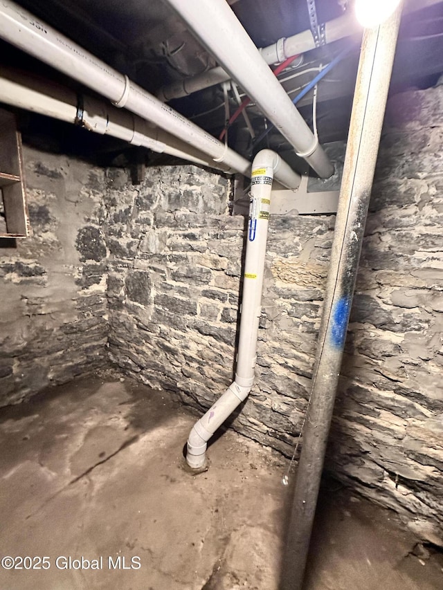 134 Moyer St, Canajoharie, NY 13317 - view of unfinished basement