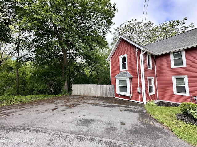 134 Moyer St, Canajoharie, NY 13317 - view of side of home with roof with shingles
