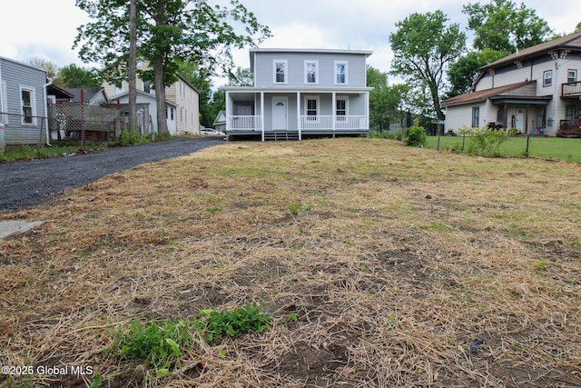 27 Major Dickinson Ave, Stillwater, NY 12170 - view of front facade with a porch