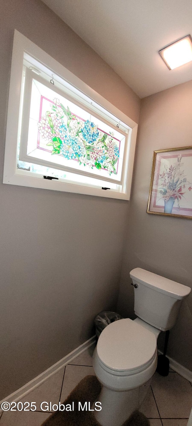 22 E Rd, Brunswick, NY 12180 - bathroom featuring toilet, tile patterned floors, and baseboards