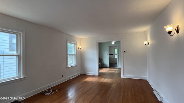 209 Hudson Ave E, East Greenbush, NY 12144 - spare room with dark wood-type flooring and baseboards