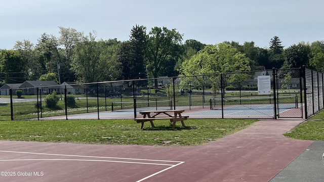 209 Hudson Ave E, East Greenbush, NY 12144 - view of tennis court with a gate