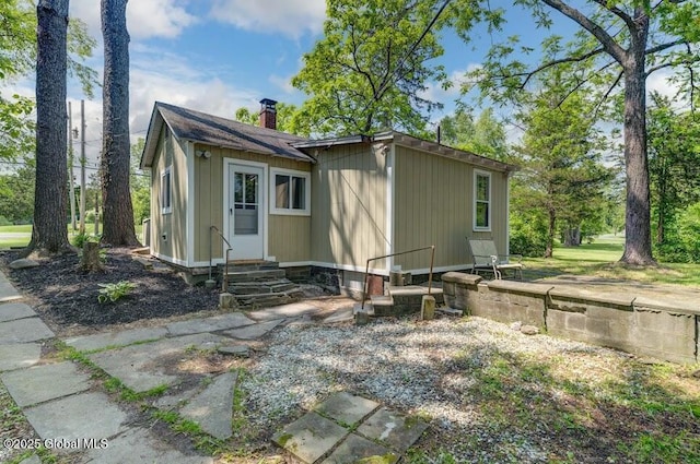3956 Rte 9 W, Saugerties, NY 12477 - view of front facade featuring entry steps and a chimney