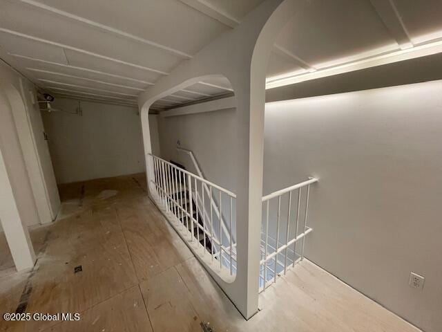 3916 State Highway 2, Brunswick, NY 12180 - staircase featuring arched walkways