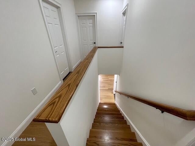 3916 State Highway 2, Brunswick, NY 12180 - stairs featuring wood finished floors and baseboards