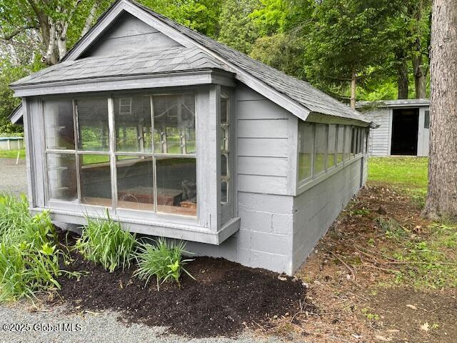 3916 State Highway 2, Brunswick, NY 12180 - view of outdoor structure featuring a sunroom
