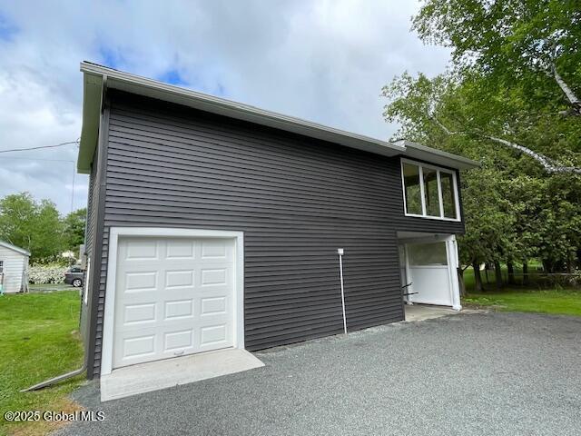 3916 State Highway 2, Brunswick, NY 12180 - garage with asphalt driveway