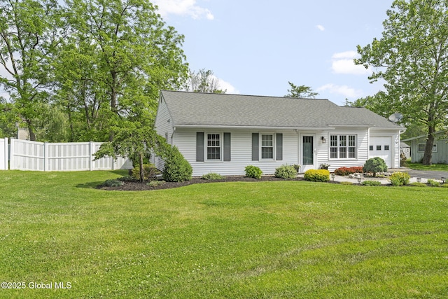 11 Thatcher Dr, Altamont, NY 12009 - view of front of property featuring a garage, driveway, and roof with shingles