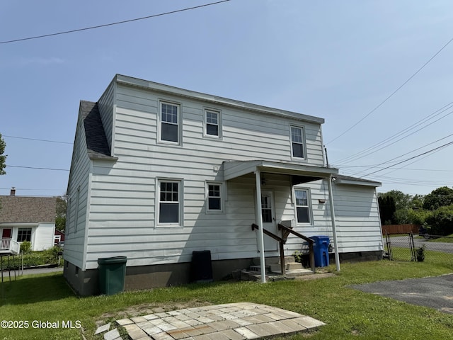 46 Elmhurst Ave, Albany, NY 12203 - rear view of property with crawl space