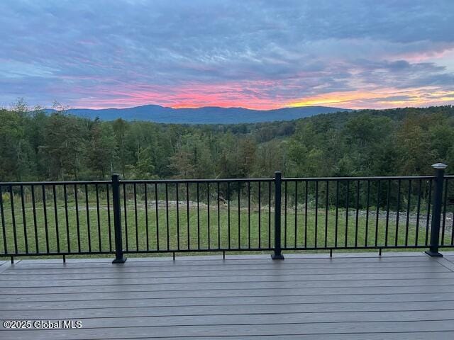 74 Dick Hyatt Ln, Whitehall, NY 12887 - view of mountain background featuring a forest
