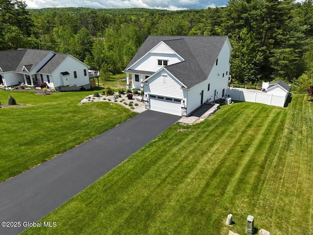 22 Burnham Rd, Wilton, NY 12831 - view from above of property featuring a forest