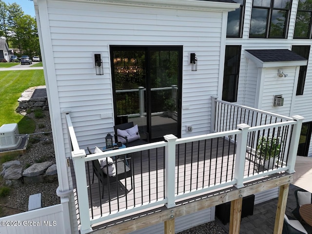 22 Burnham Rd, Wilton, NY 12831 - view of wooden deck