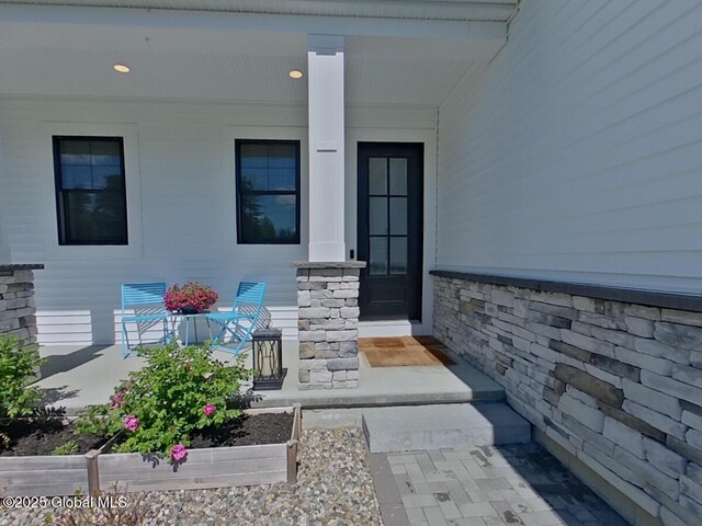 22 Burnham Rd, Wilton, NY 12831 - property entrance with a porch
