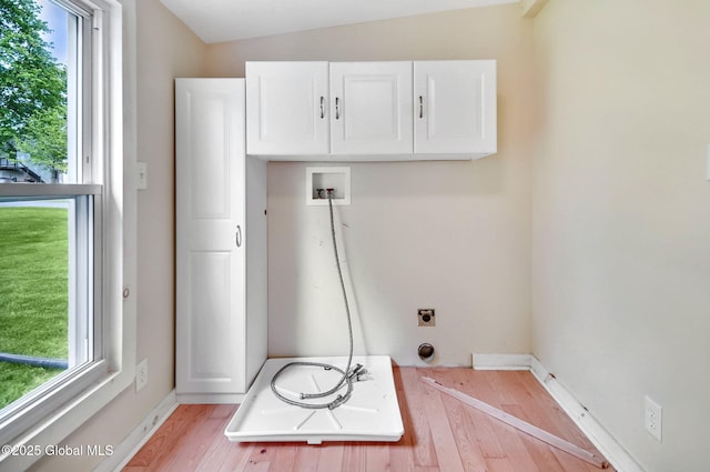 44 Hudson Ave, Bethlehem, NY 12054 - washroom with washer hookup, healthy amount of natural light, and light wood-type flooring