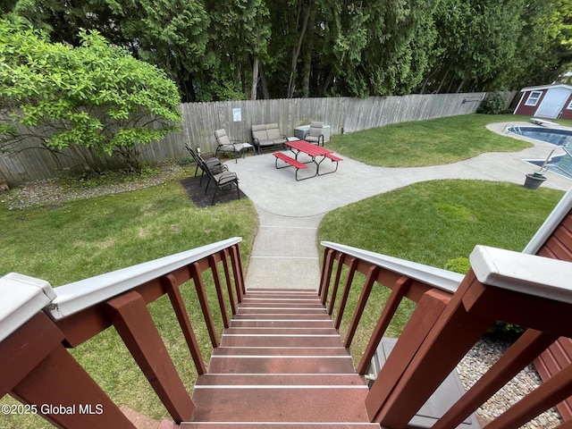 17 Sylvan Ln, Clifton Park, NY 12065 - view of yard featuring a patio