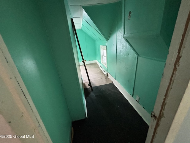 207 Fon Clair St, Johnstown, NY 12095 - hall featuring lofted ceiling