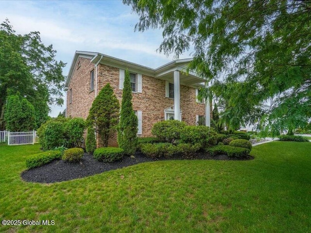 3077 New Williamsburg Dr, Guilderland, NY 12303 - view of property exterior with brick siding