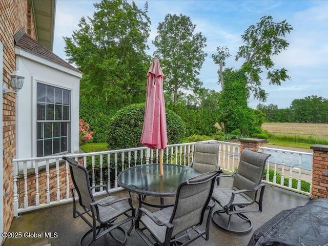 3077 New Williamsburg Dr, Guilderland, NY 12303 - wooden terrace featuring outdoor dining space