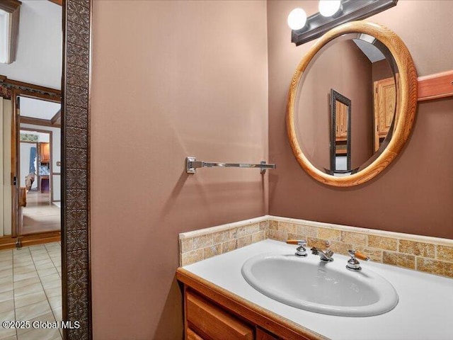 3077 New Williamsburg Dr, Guilderland, NY 12303 - bathroom featuring tile patterned flooring and vanity