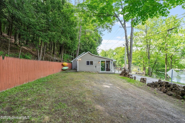858 E River Dr, Lake Luzerne, NY 12846 - view of yard