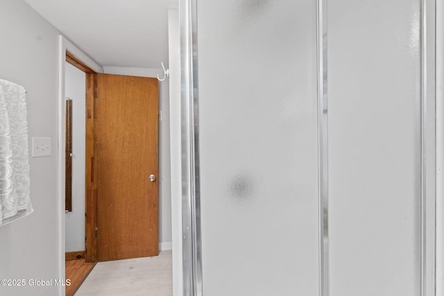 858 E River Dr, Lake Luzerne, NY 12846 - bathroom featuring wood finished floors
