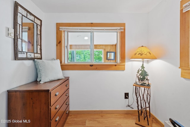 858 E River Dr, Lake Luzerne, NY 12846 - sitting room with light wood-style floors and baseboards
