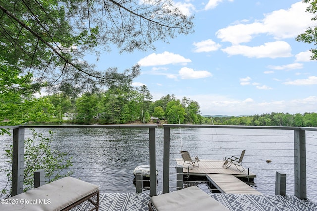 858 E River Dr, Lake Luzerne, NY 12846 - dock with a water view
