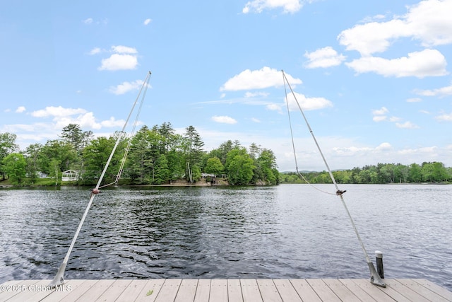858 E River Dr, Lake Luzerne, NY 12846 - dock featuring a water view