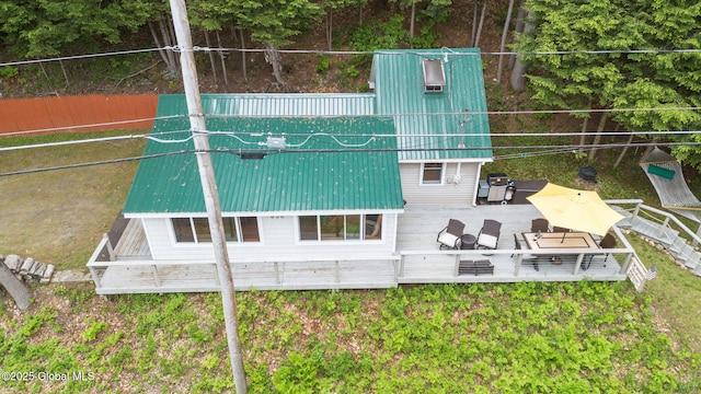 858 E River Dr, Lake Luzerne, NY 12846 - view from above of property