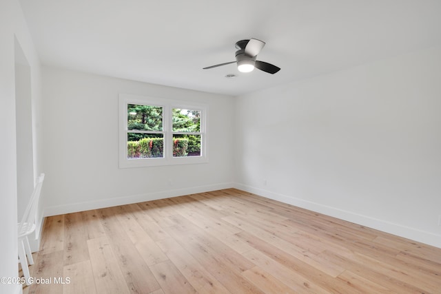 106 E Berkley Sq, Glenville, NY 12302 - spare room with light wood-style flooring and a ceiling fan