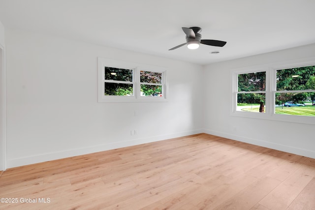 106 E Berkley Sq, Glenville, NY 12302 - unfurnished room featuring light wood-style flooring and a ceiling fan