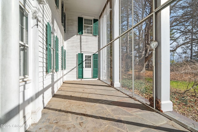 2125 Rosendale Rd, Niskayuna, NY 12309 - unfurnished sunroom with plenty of natural light