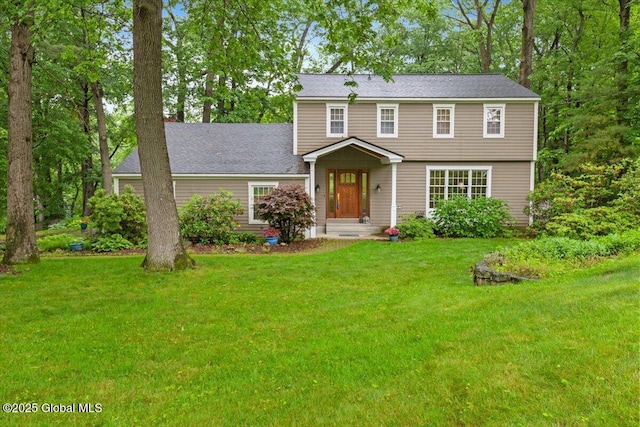 19 Canterbury Rd, Clifton Park, NY 12065 - colonial inspired home with a front yard