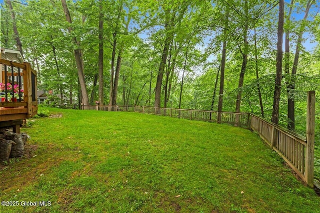19 Canterbury Rd, Clifton Park, NY 12065 - fenced backyard with a deck